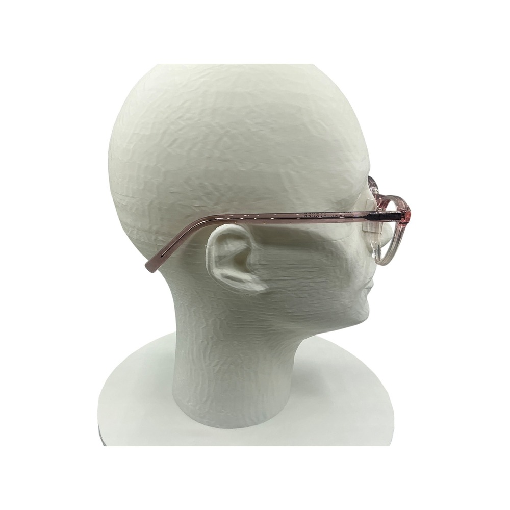 Warby Parker Sadie Eyeglasses Rose Crystal Pink Clear Cat Eye Frames 46-19-140 - Picture 3 of 6
